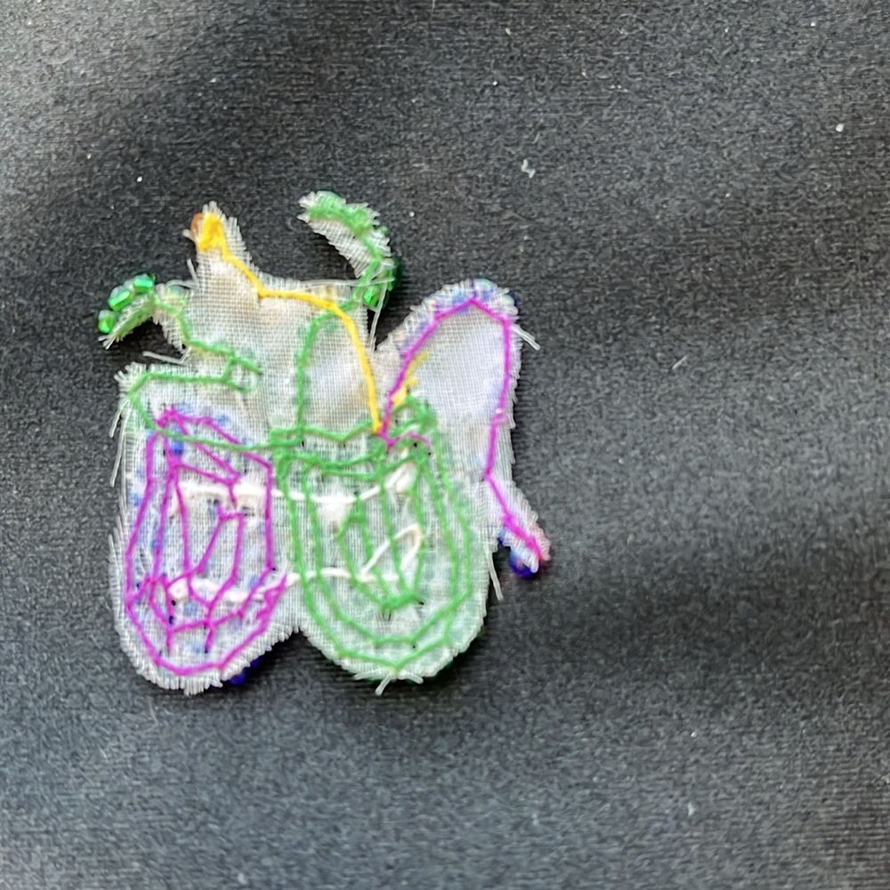 Assorted beaded and sequins patch - image 9